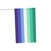 NerdyKeppie Gay Men's Pride Flag (Indoor/Outdoor). A Gay Men's/MLM Pride flag made from durable, weather-resistant poly canvas: this Pride celebration flag makes a great home decoration or casual cape!