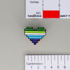 NerdyKeppie Console Pride 8-Bit Heart Pride Enamel Pins. Our 8-Bit Hearts Pride Enamel Pins feature an 8-bit heart in your choice of Pride colors and ship from Portland, Oregon USA.