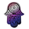 NerdyKeppie Hamsa Pride Acrylic Earrings. Our acrylic gay pride Hamsa earrings have hypoallergenic steel hooks. These comfortable earrings are a great gay pride gift and ship from Portland, Oregon.