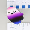 NerdyKeppie-L'il Ghosties Acrylic Pride Pin-Genderfluid