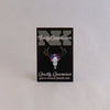 NerdyKeppie Proud to the Bone Deer Skull Pride Enamel Pins. A deer skull pride enamel pin for our Proud to the Bone project, wearing an adorable crown of flowers!