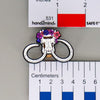 NerdyKeppie Proud to the Bone Wooly Mammoth Skull Pride Enamel Pins. A Wooly Mammoth skull pride enamel pin for our Proud to the Bone project. This prehistoric pin is wearing an adorable crown of flowers!