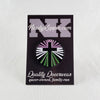 NerdyKeppie Faith & Pride Cross Enamel Pins. A Lotus pride enamel pin for our Faith & Pride project, available in twelve pride flags! This pin is 1.25 inches across and ships from Portland, Oregon USA.