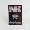 NerdyKeppie Faith & Pride Lotus Enamel Pins. A Lotus pride enamel pin for our Faith & Pride project, available in twelve pride flags! This pin is 1.25 inches across and ships from Portland, Oregon USA.