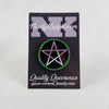 NerdyKeppie Faith & Pride Pentacle Enamel Pin. A Pentacle pride enamel pin for our Faith & Pride project, available in twelve pride flags! This pin is 1.25 inches across and ships from Portland, Oregon USA.