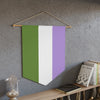 NerdyKeppie Genderqueer Pride Pennant. 