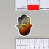 NerdyKeppie Hamsa Pride Sticker. A NerdyKeppie matte sticker featuring a Hamsa or Hand of Miriam in your choice of pride colors. This gay pride sticker ships from Portland, Oregon.