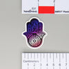 NerdyKeppie Hamsa Pride Sticker. A NerdyKeppie matte sticker featuring a Hamsa or Hand of Miriam in your choice of pride colors. This gay pride sticker ships from Portland, Oregon.