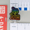 NerdyKeppie Pronouns Rainbow Gay Pride Badge Holder/ID Card Holder. This pride badge holder offers a choice of 6 sets of pronouns. Our badge reel with rainbow pride pronoun choices shows your LGBTQ+ support at work!