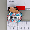NerdyKeppie Capybara Enamel Trans Pride Pronoun Pins. Our enamel pin features an adorable capybara, a paper scroll with eight different pronoun choices, and flowers in transgender pride colors. This pride pin ships from Portland, Oregon.