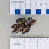 NerdyKeppie-"Hello Boys" Acrylic Pride Pin-Bi