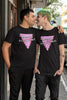 NerdyKeppie "Publicly Homosexual / Transsexual" Pink Triangle Unisex Cotton Gay Pride Tee Shirt. 