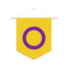 NerdyKeppie Intersex Pride Pennant. 