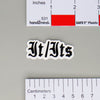 NerdyKeppie-Old English Pronoun Sticker-It/Its