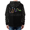 NerdyKeppie "Join or Die" Lightweight Multi-Flag LGBTQIA+ Pride Zip Up Hoodie. 