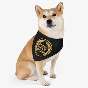 NerdyKeppie "Highest Rated In Stinky" Dog Bandana. 