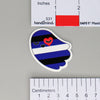 NerdyKeppie-L'il Ghosties Pride Ghost Sticker-Leather