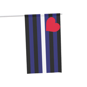 NerdyKeppie Leather Pride Flag (Indoor/Outdoor). A Leather Pride flag made from durable, weather-resistant poly canvas: this Pride celebration flag makes a great home decoration or casual cape!