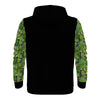 NerdyKeppie Lemurs Lightweight Progress Pride Zip Up Hoodie. 