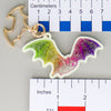 NerdyKeppie-Glow in the Dark Bat Pride Keychain-Lesbian