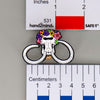 NerdyKeppie Proud to the Bone Wooly Mammoth Skull Pride Enamel Pins. A Wooly Mammoth skull pride enamel pin for our Proud to the Bone project. This prehistoric pin is wearing an adorable crown of flowers!