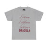 NerdyKeppie Live, Laugh, Dragula Cotton Tee Shirt. A unisex cotton tee shirt with a Live, Laugh, Dragula design on it. This cotton tee shirt has a classic fit.