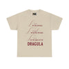 NerdyKeppie Live, Laugh, Dragula Cotton Tee Shirt. A unisex cotton tee shirt with a Live, Laugh, Dragula design on it. This cotton tee shirt has a classic fit.
