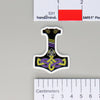 NerdyKeppie Mjolnir Pride Sticker. A NerdyKeppie matte sticker of a Mjolnir/Thor's Hammer with knotwork in eight different pride flags. This pride sticker ships from Portland, Oregon.