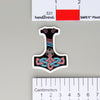 NerdyKeppie Mjolnir Pride Sticker. A NerdyKeppie matte sticker of a Mjolnir/Thor's Hammer with knotwork in eight different pride flags. This pride sticker ships from Portland, Oregon.