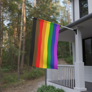 NerdyKeppie More Color More Pride Flag (Indoor/Outdoor). A More Color More Pride flag made from durable, weather-resistant poly canvas: this Pride celebration flag makes a great home decoration or casual cape!