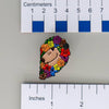 NerdyKeppie Floral Capybara Hearts Pride Enamel Pins. A Floral Capybara Hearts Pride Enamel Pin from our Keppiebara Kickstarter project.