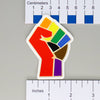 NerdyKeppie-Raised Fist Pride Stickers-More Color More Pride