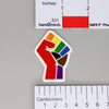 NerdyKeppie-Raised Fist Pride Stickers-More Color More Pride
