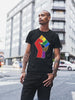 NerdyKeppie Raised Fist Unisex Cotton Pride Tee Shirt. 