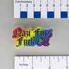 NerdyKeppie-"Nazi Furs Fuck Off" Acrylic Pride Pin-Red