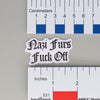 NerdyKeppie-"Nazi Furs Fuck Off" Pride Sticker-Rainbow