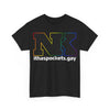 NerdyKeppie ItHasPockets.Gay Cotton Rainbow Gay Pride Tee Shirt