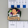 NerdyKeppie Nikola Tesla Historically Queer Enamel Pride Pin. Our NerdyKeppie Historically Queer Pride enamel pin features Nicola Tesla surrounded by flowers in your choice of asexual, aromantic, or aromantic-asexual pride color. This pride pin ships from Portland, Oregon.