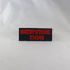 NerdyKeppie's No Hooked Backing "Service Dog" Embroidered Patch are stitched on sturdy rectangular duck cloth and backed with vinyl fuse.