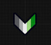 NerdyKeppie's No Hooked Backing Stackable Pride Chevron Embroidered Pride Patch are stitched on black duck cloth and backed by sturdy vinyl fuse.