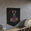 NerdyKeppie "No Nazis In Valhalla" Mjolnir Rainbow Gay Pride Pennant. 