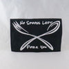 NerdyKeppie's "No Spoons Left Fork You" Embroidered Disability Pride Patch are stitched on black duck cloth and backed by sturdy vinyl fuse.