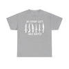 NerdyKeppie "No Spoons Left Only Knives" Cotton Disability Pride Tee Shirt. A unisex cotton tee shirt with a "No Spoons Left Only Knives" design on it. This disability pride tee shirt has a classic fit.