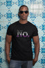 NerdyKeppie "No." Typewriter Font Unisex Cotton Ace Pride Tee Shirt. 