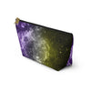 Non-Binary Pride Galaxy Accessory or Makeup Pouch w T-bottom