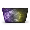 Non-Binary Pride Galaxy Accessory or Makeup Pouch w T-bottom
