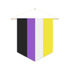 NerdyKeppie Non-Binary Pride Pennant. 