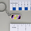 NerdyKeppie-"T4T" Mirrored Pride Keychain-Non-Binary