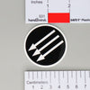 NerdyKeppie-Anti-Fascist Arrows Pride Sticker-None (White)