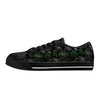 NerdyKeppie Octopus Consortium Canvas Low Top Aro Pride Sneakers. A canvas low top sneaker with an octopus consortium design on it in aromantic Pride colors. These low top Aro Pride sneakers go up to US Men’s 14!